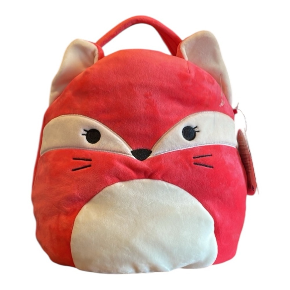 Original Squishmallows Fifi the Fire Chief Fox 12” Bag